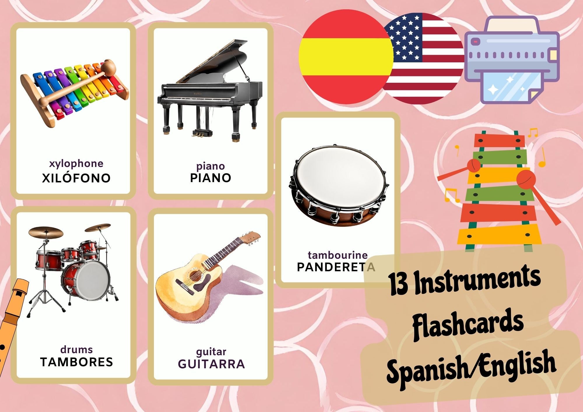 Spanish Craftesmanship Instruments Spanish Instruments Names