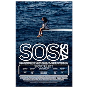 Póster SOS: SZA (varios tamaños) *Edición COLOR*