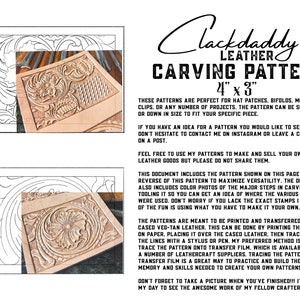 Sheridan Style Leather Carving Pattern 1