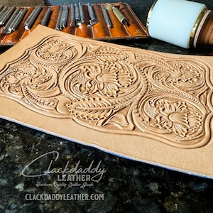 Mönster för snidning och verktyg i Sheridan-stil, 8x5