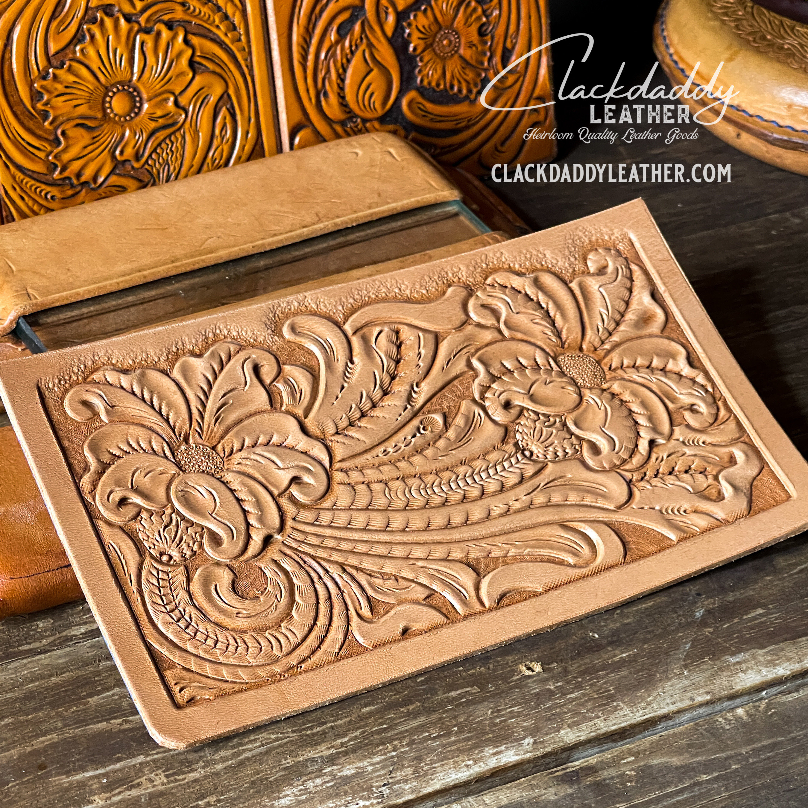 Leather Carving Pattern - Arizona/porter Style - Roper, Biker