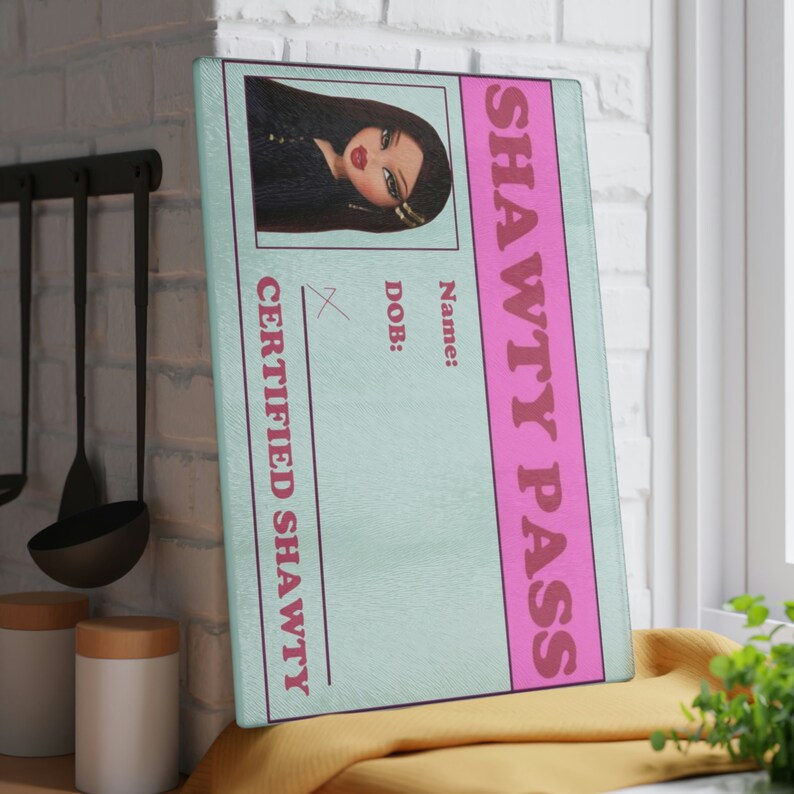 Bratz Certified Shawty Pass Glass Cutting Board Etsy