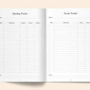 Debt Tracker: Softcover Paperback Monthly Debt Planner, Debt Snowball, Debt Budget Planner, Debt Payoff Trackerk image 2