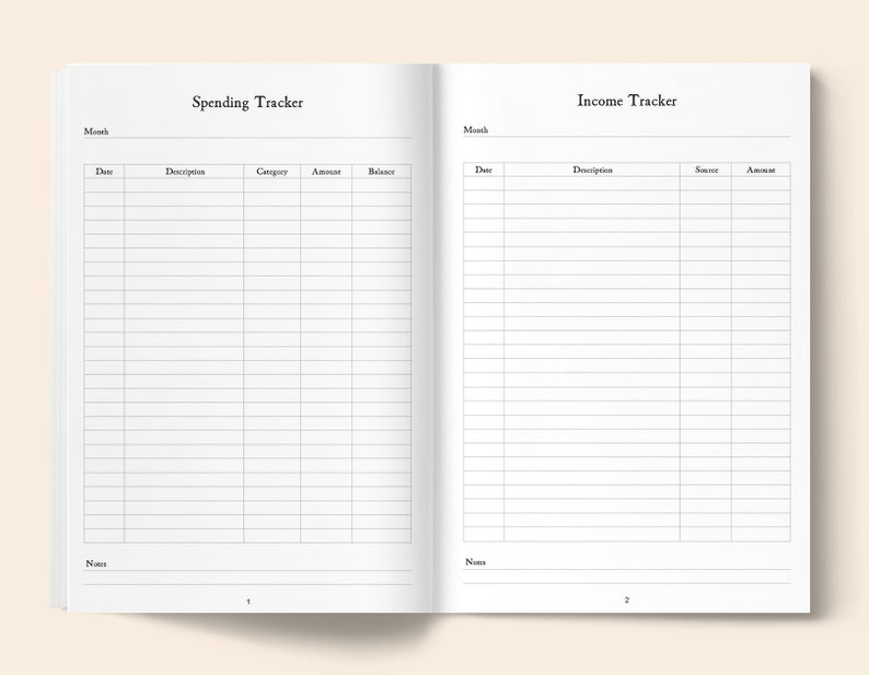 Debt Tracker: Softcover Paperback Monthly Debt Planner, Debt Snowball, Debt Budget Planner, Debt Payoff Trackerk image 2