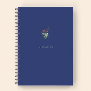 ADHD Planner for Adults: Spiral Bound Printed 6x9 - 6 Month ADHD Daily Planner, ADHD Journal, and adhd Organizer for Adults Starry Night Blue