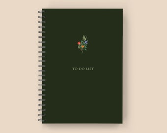 To Do List Planner: Wire-O Spiral Bound To-Do List Tracker, To Do Notebook Spiral Journal, 100 Pages