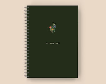 To Do List Planner: Wire-O Spiral Bound To-Do List Tracker, To Do Notebook Spiral Journal, 100 Pages