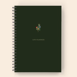 ADHD Planner for Adults: Spiral Bound Printed 6x9 - 6 Month ADHD Daily Planner, ADHD Journal, and adhd Organizer for Adults Forest Green