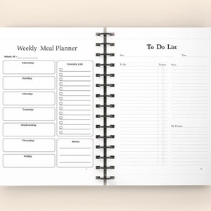 ADHD Planner for Adults: Spiral Bound Printed 6x9 - 6 Month ADHD Daily Planner, ADHD Journal, and adhd Organizer for Adults image 10