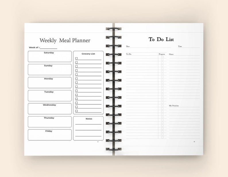 ADHD Planner for Adults: Spiral Bound Printed 6x9 - 6 Month ADHD Daily Planner, ADHD Journal, and adhd Organizer for Adults image 10
