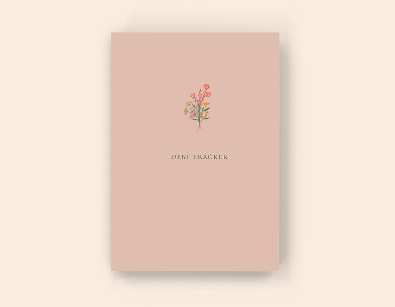 Debt Tracker: Softcover Paperback Monthly Debt Planner, Debt Snowball, Debt Budget Planner, Debt Payoff Trackerk Conch Shell