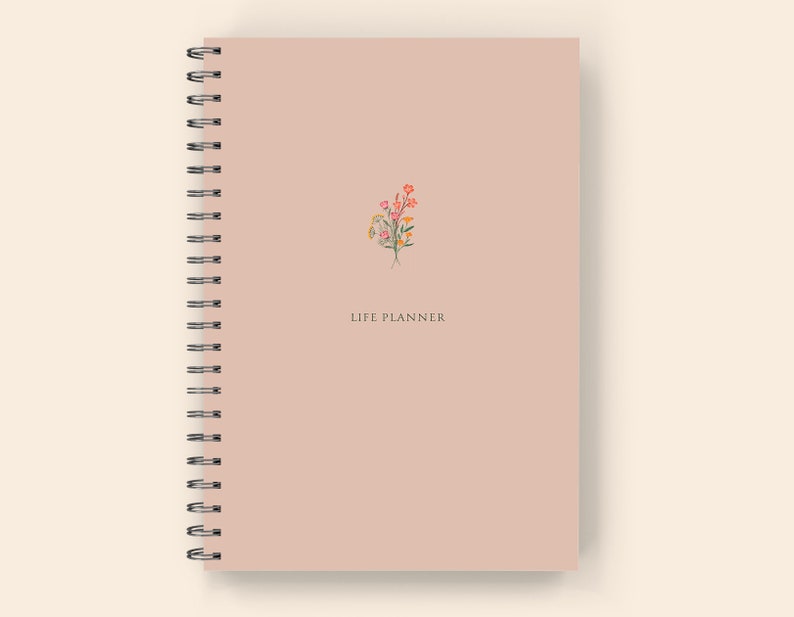 ADHD Planner for Adults: Spiral Bound Printed 6x9 - 6 Month ADHD Daily Planner, ADHD Journal, and adhd Organizer for Adults Conch Shell