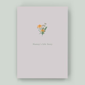 Nanny's Life Story - Keepsake Memory Journal to Celebrate and Preserve Grandma’s Life and Legacy – A perfect gift for Nanny! New Age