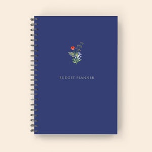 Budget Planner: Wire-O Spiral Monthly Budget Tracker, Expense Planner, and Four Year Monthly Budget Journal Starry Night