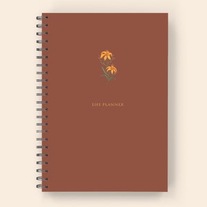 ADHD Planner for Adults: Spiral Bound Printed 6x9 - 6 Month ADHD Daily Planner, ADHD Journal, and adhd Organizer for Adults Cinnamon