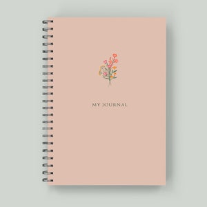 Dotted Journal: Wire-O Spiral - Dot Journaling, Dotted Grid, Dot Bullet Journal, Dot Grid Journals, Dot Lines Notebook, Note Journal Planner