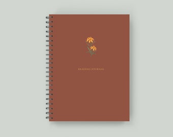 Reading Journal & Book Log: The Perfect Book Lover Gift, Reading Tracker, Bookworm Reading Planner (Printed Spiral Bound)