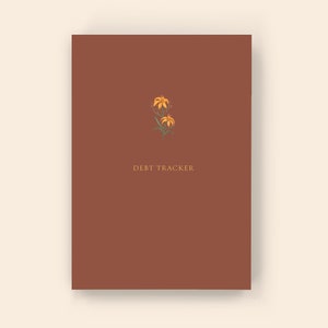Debt Tracker: Softcover Paperback Monthly Debt Planner, Debt Snowball, Debt Budget Planner, Debt Payoff Trackerk Cinnamon
