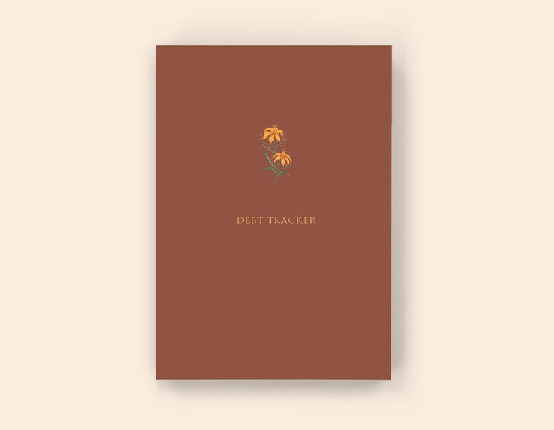 Debt Tracker: Softcover Paperback Monthly Debt Planner, Debt Snowball, Debt Budget Planner, Debt Payoff Trackerk Cinnamon