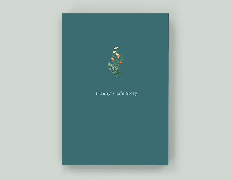 Nanny's Life Story - Keepsake Memory Journal to Celebrate and Preserve Grandma’s Life and Legacy – A perfect gift for Nanny! North Green Sea