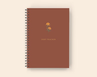 Debt Tracker: Wire-O Spiral - Monthly Debt Planner, Debt Snowball, Debt Budget Planner, Debt Payoff Tracker