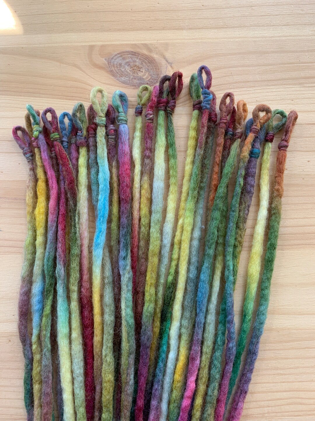 Dreadlock Extensions Loop End Dread SE Dread Extensions Wool Etsy