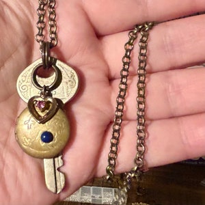 Key to My Heart Necklace Series (G) | Heart Charm Necklace | Key Necklace