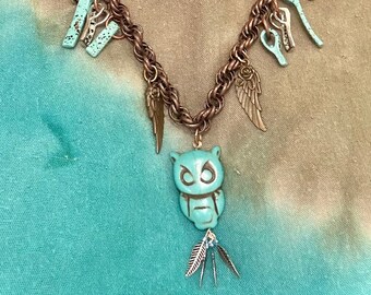 Owl Necklace | Owl Statement Necklace