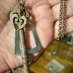 Key to My Heart Necklace Series (C) | Heart Charm Necklace | Key Necklace