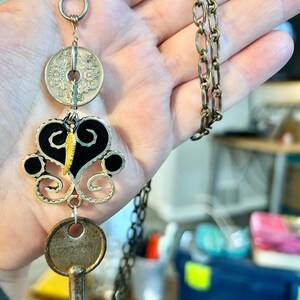 Key to My Heart Necklace Series (D) | Heart Charm Necklace | Key Necklace