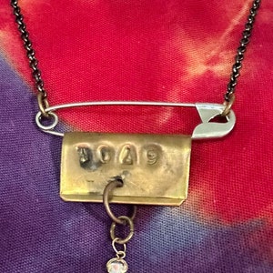 Safe Keeping Necklace | Safety Pin Necklace