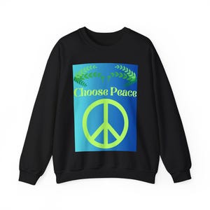 Wählen Sie Frieden Sweatshirt | Peace-Shirt