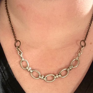 Chunky Chain Necklace | Silver Chunky Chain
