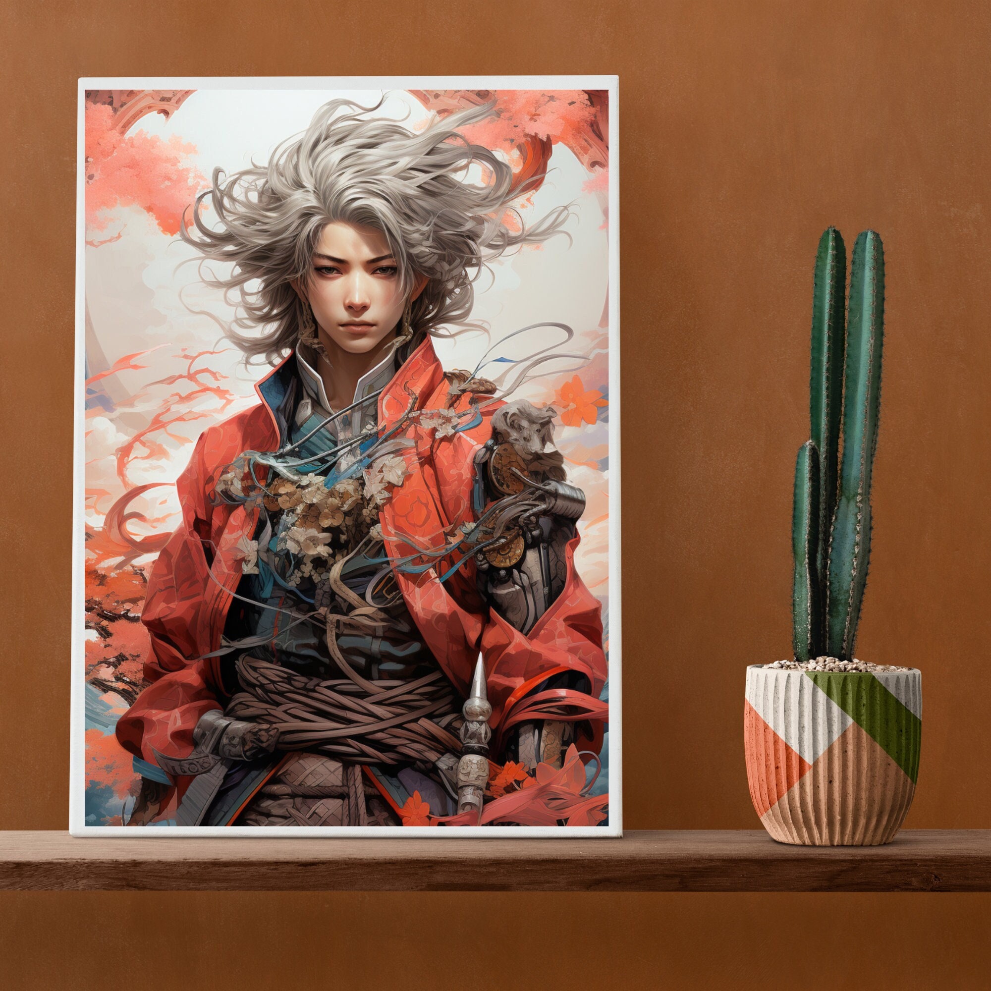 Japanese angel of death poster anime canvas painting modern style wall  picture living room home decoration