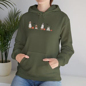 Dog Lovers&#39; Hooded Sweatshirt, Unisex Pullover for Pet Owners, Gift for Dog Lovers, Animal Print Sweater, gifts for her/him, B-day gifts