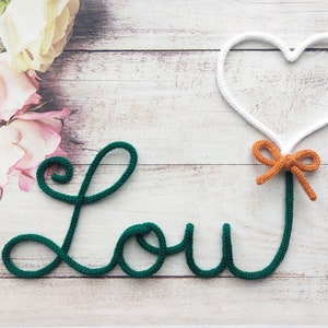 tejer nombre, nombre de la habitación del niño, nombre personalizado del bebé, regalo de nacimiento personalizado, decoración de la habitación del bebé, decoración de la puerta