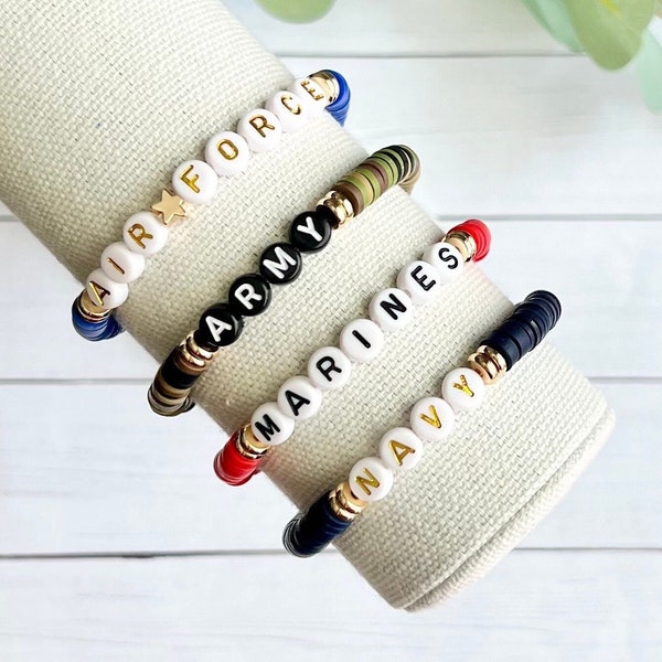 Us Navy Bracelet Etsy