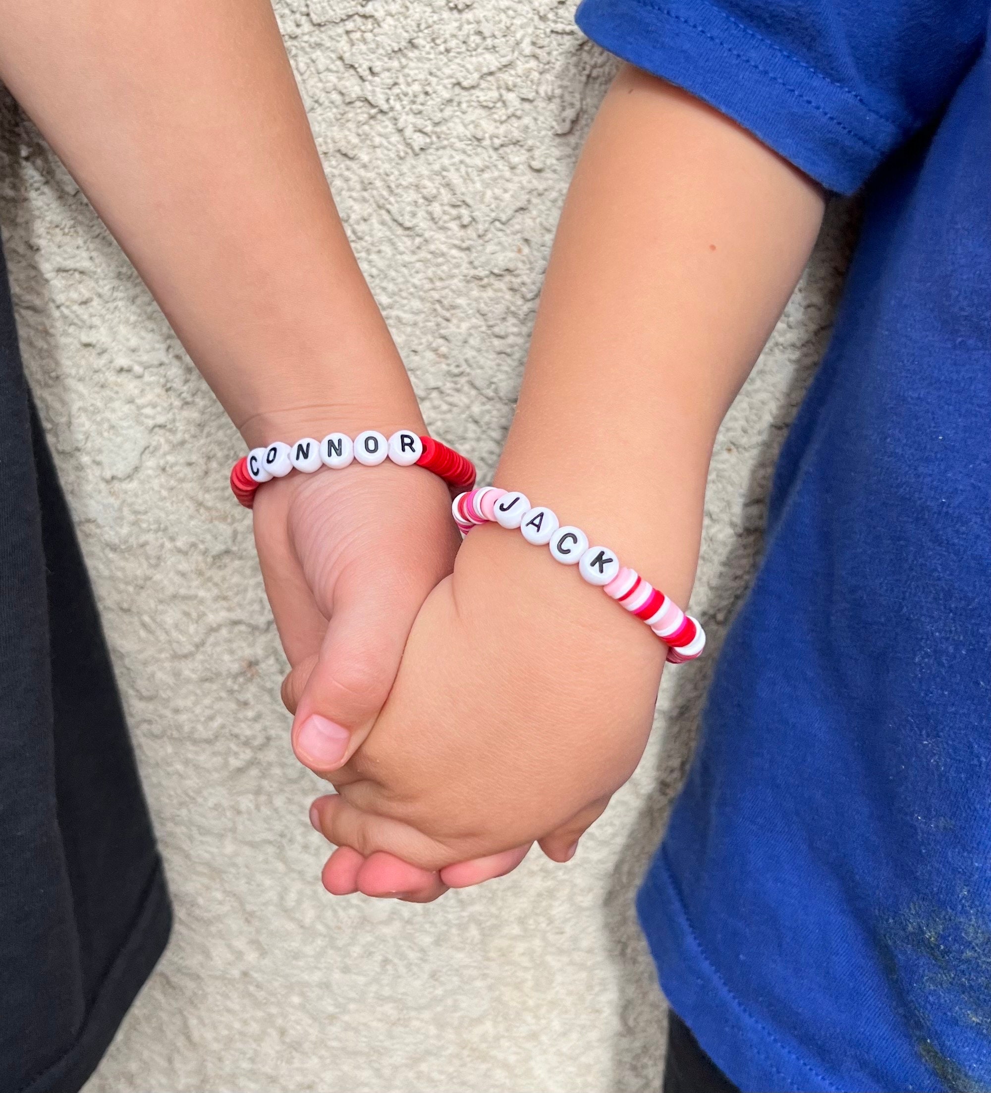Kids Heishi Valentines Bracelets Valentines Bracelets for Kids Heishi