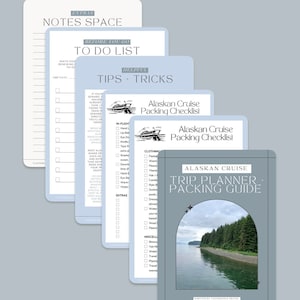 Travel Packing List Alaska, Travel Itinerary Planner, Printable Template