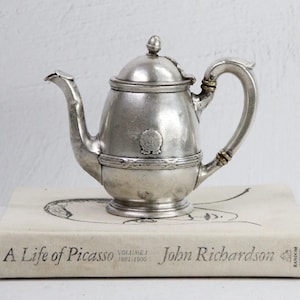 Antique Hotel Silver Teapot-1920s Savoy Plaza Serveware