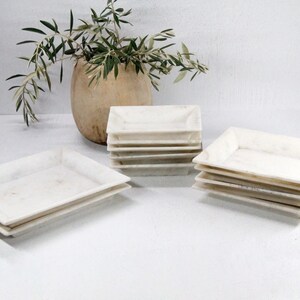 White Marble Tray | Hand Carved Assorted  Debra Hall Lifestyle