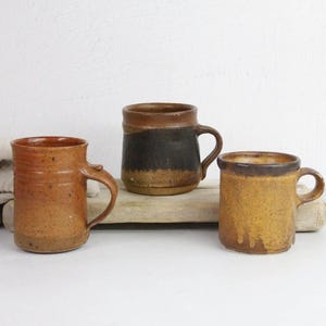 Assorted Handmade Pottery Mugs | Vintage Studio Art Cup