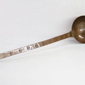 Antique Copper Ladle | Large Hammered Hand Made-France
