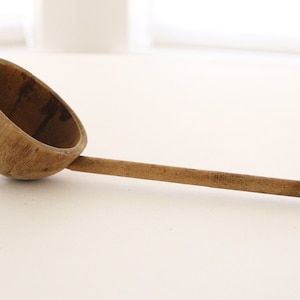 Primitive Wooden Ladle | Strainer
