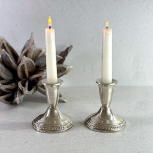 Duchin Sterling Silver Candlesticks - Etsy