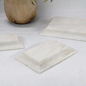 White Marble Tray | Hand Carved Assorted  Debra Hall Lifestyle