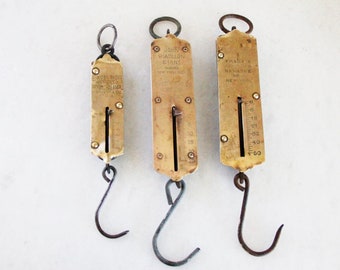 Antique Brass Scale | Market Scale