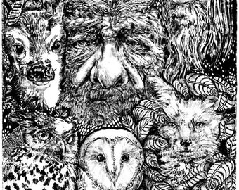 The Keeper 8.5x11 Signed Print