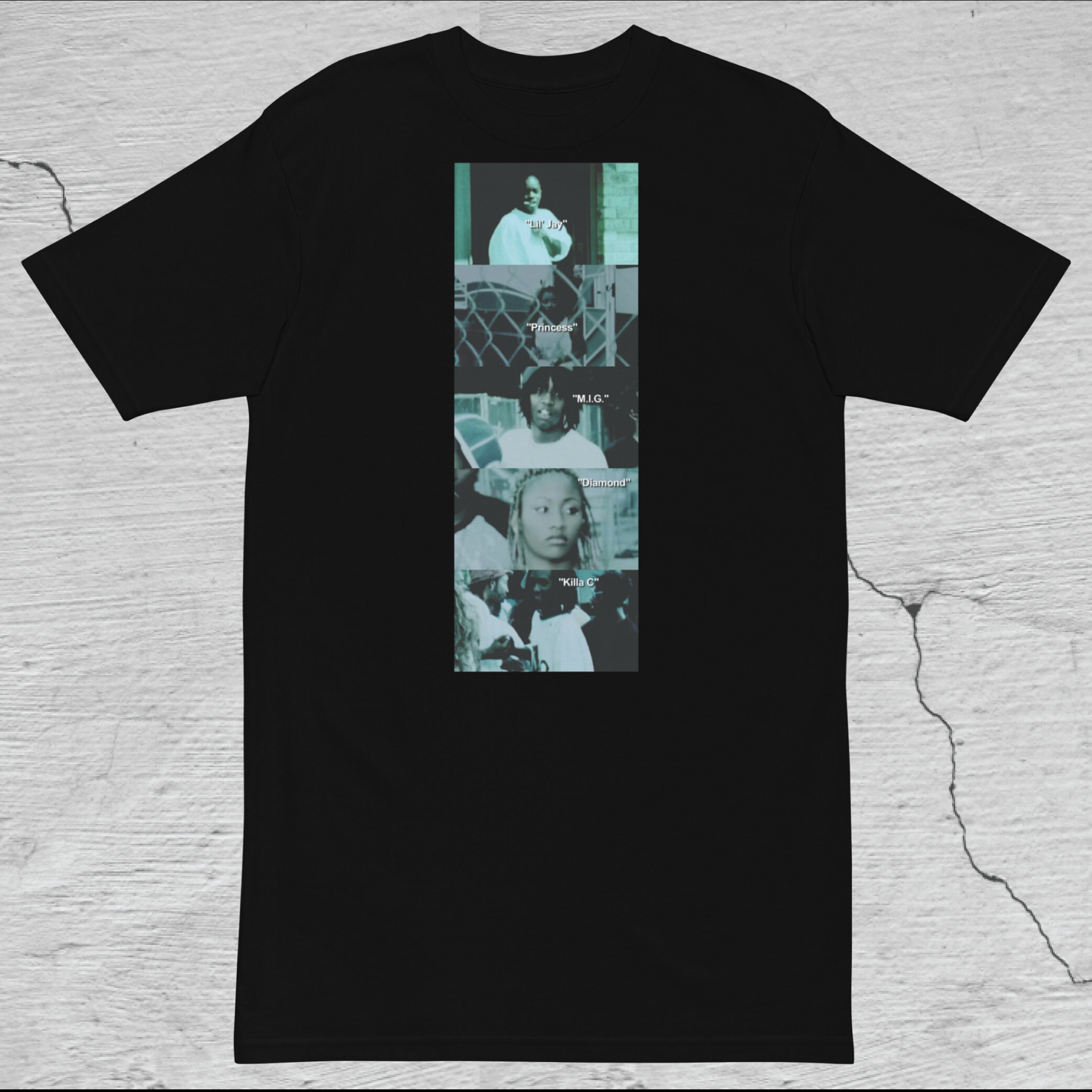 Vintage Hip Hop Tee, Old School Rap Music Video Shirt, Crime