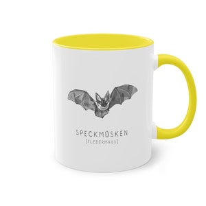 Speckmüsken Fledermaus Tasse Plattdeutsch Mug Bild 9